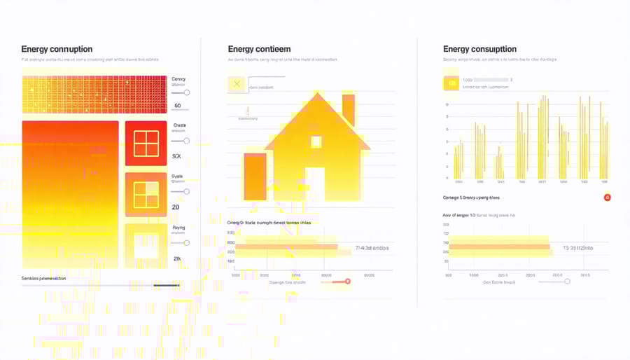 Interactive dashboard showing personalized home energy usage analysis with daily and seasonal patterns