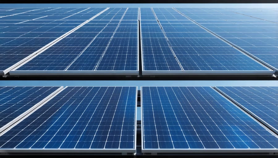 Seasonal comparison of solar panel performance with automation settings