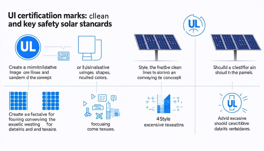 Visual guide to solar panel safety certifications and UL listings