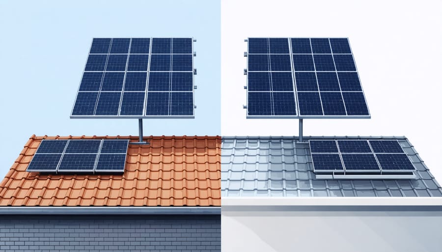 Infographic showing DIY-permitted vs professional-only solar installation tasks