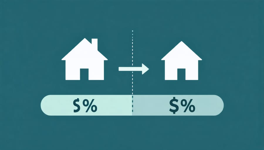 Graph comparing energy costs between conventional and smart homes over a 5-year period
