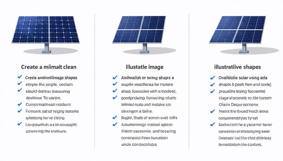 Detailed cost breakdown diagram of solar panel installation including equipment, labor, and permits