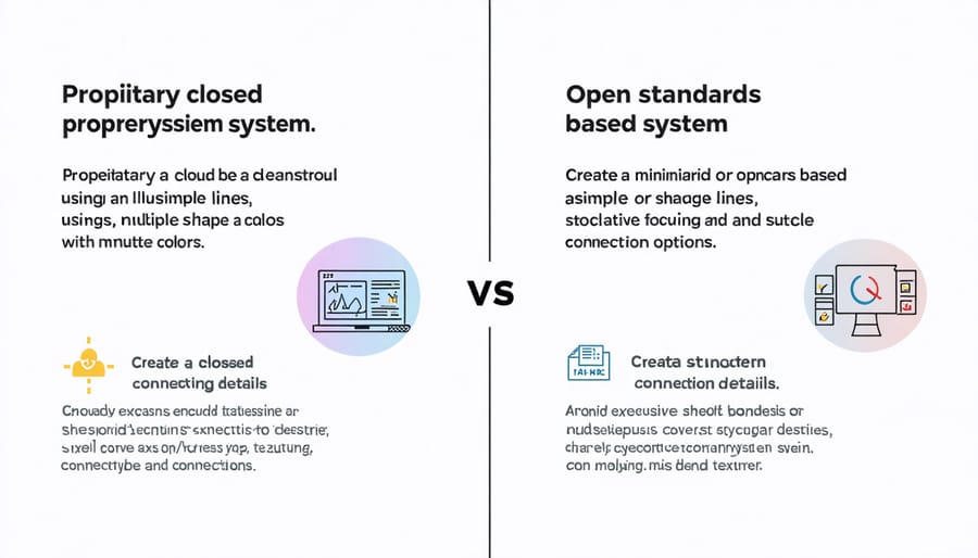 Side-by-side comparison of closed proprietary versus open standards-based solar storage systems