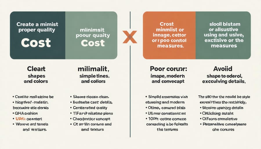 Chart comparing maintenance costs over time with and without quality control