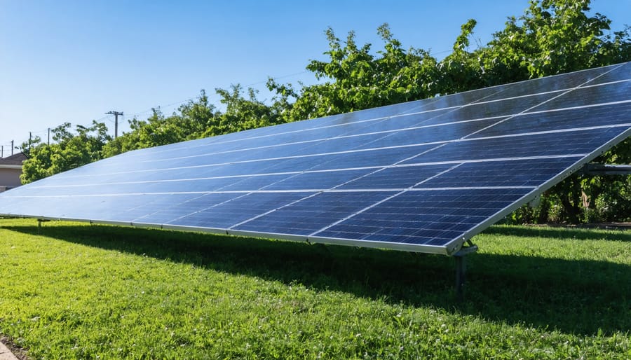 Attractive suburban home near community solar installation