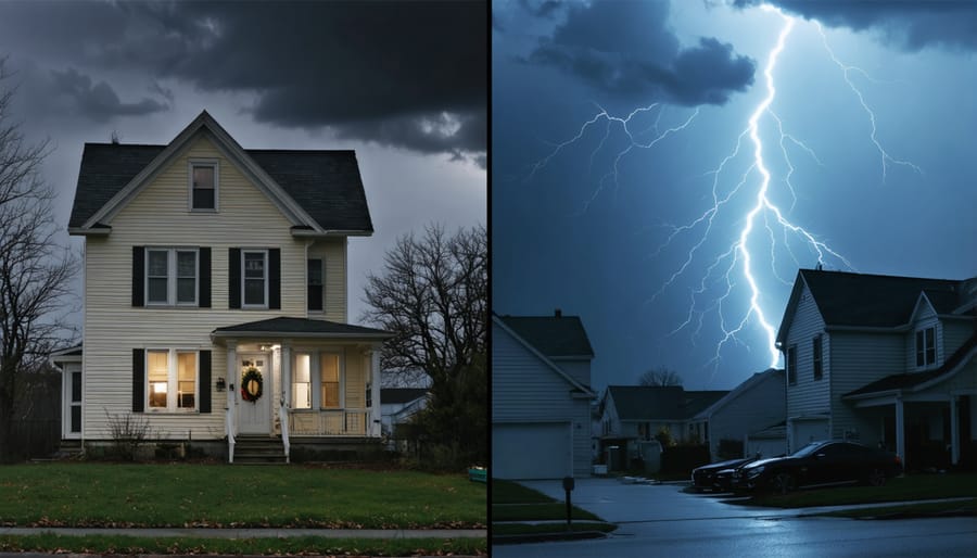 House with working solar-powered WiFi during neighborhood power outage
