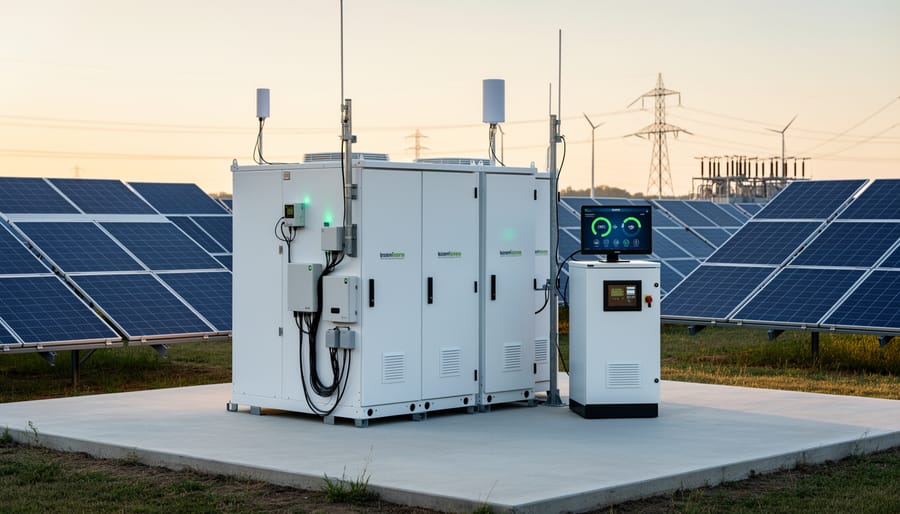 Home battery storage system installation with solar integration